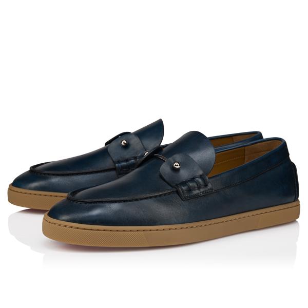 Christian Louboutin Chambeliboat Men Shoes | Color New_blue