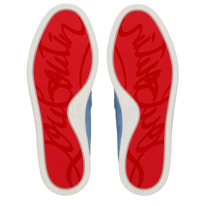 Christian Louboutin Chambeliboat Men Shoes | Color New Blue