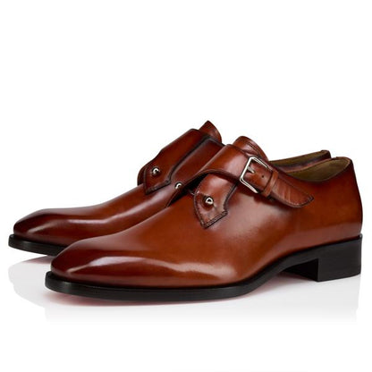 Christian Louboutin Chambelimonk Men Shoes | Color Orange