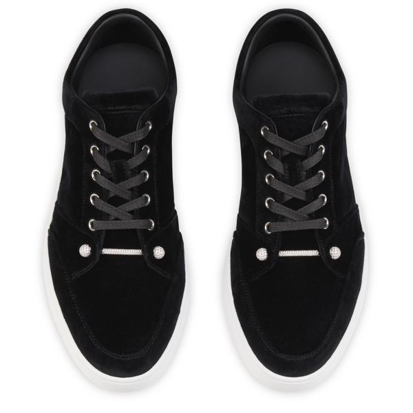 Christian Louboutin Chambelisneak Pin Strass Men Shoes | Color Black