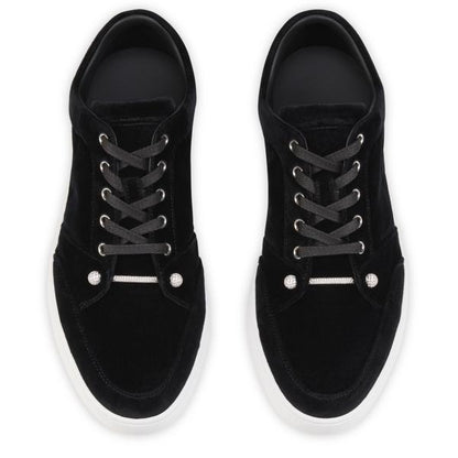Christian Louboutin Chambelisneak Pin Strass Men Shoes | Color Black