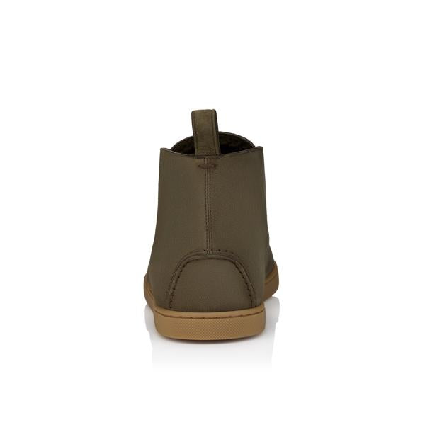 Christian Louboutin Chambeliss Desert Shearling Men Shoes | Color Bronze