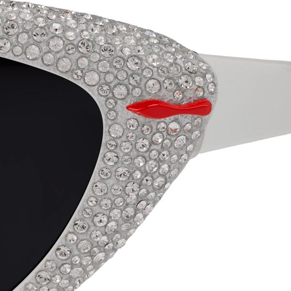 Christian Louboutin Diamond Kate Lb0031 Women Eyewear | Color White