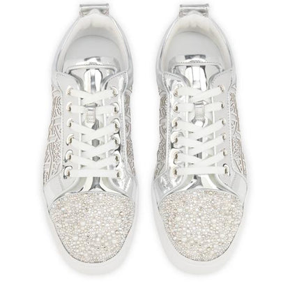 Christian Louboutin Louis Jr Carouba Men Shoes | Color Silver