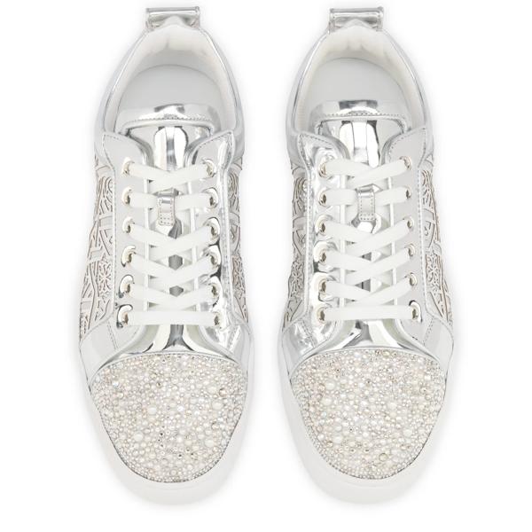 Christian Louboutin Louis Jr Carouba Men Shoes | Color Silver