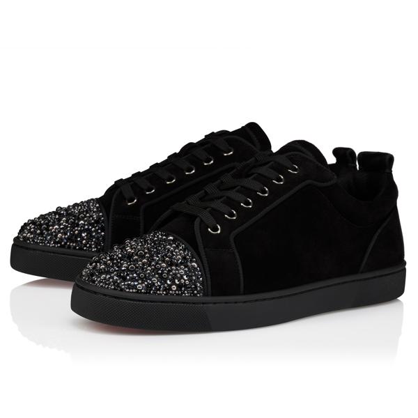 Christian Louboutin Louis Jr P Perla Men Shoes | Color Black