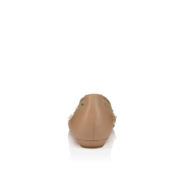 Christian Louboutin Miss Z Degrastrassina Perla Women Shoes | Color Nude