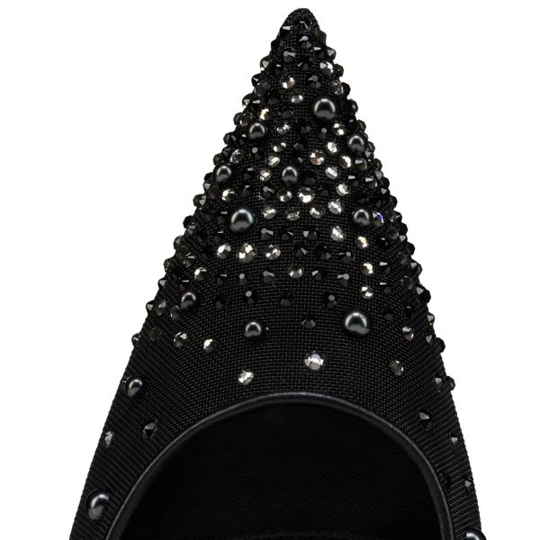 Christian Louboutin Miss Z Degrastrass Perla Women Shoes | Color Black