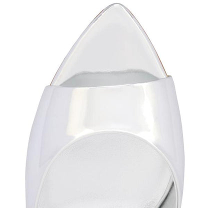 Christian Louboutin Miss Z Mule Women Shoes | Color Silver