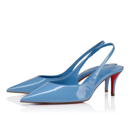 Christian Louboutin Miss Z Sling Back Women Shoes | Color New_blue