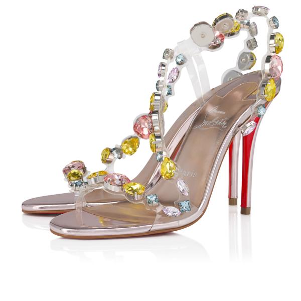 Christian Louboutin Rosa Z Jewel Women Shoes | Color Beige