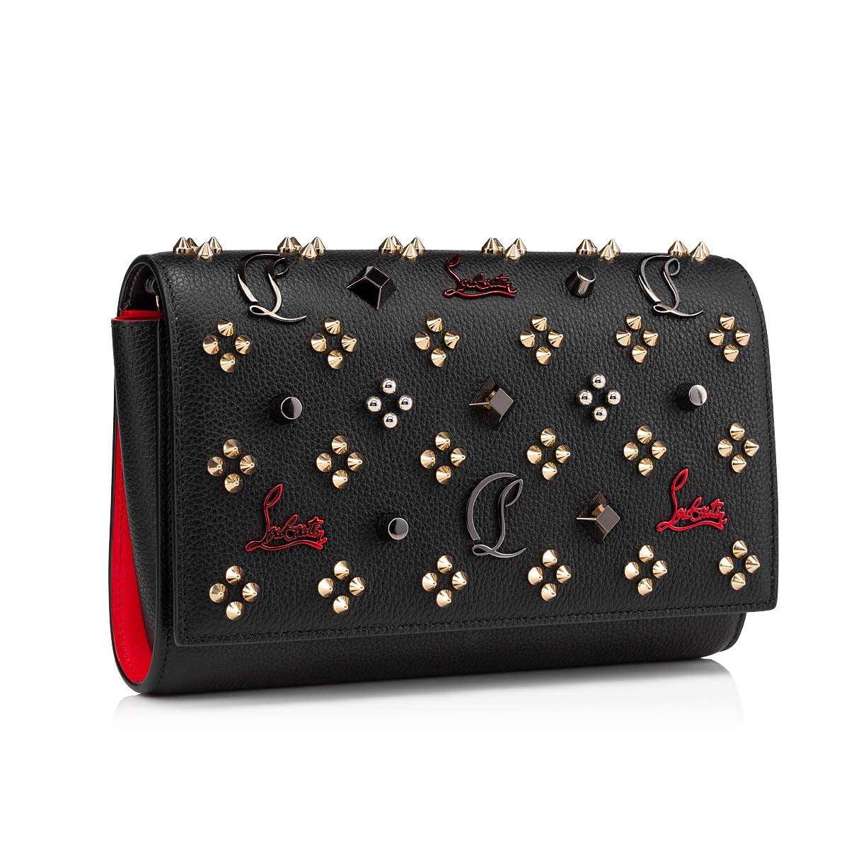 Christian Louboutin Paloma Clutch Women Bags Color Black Christian Louboutin KSA